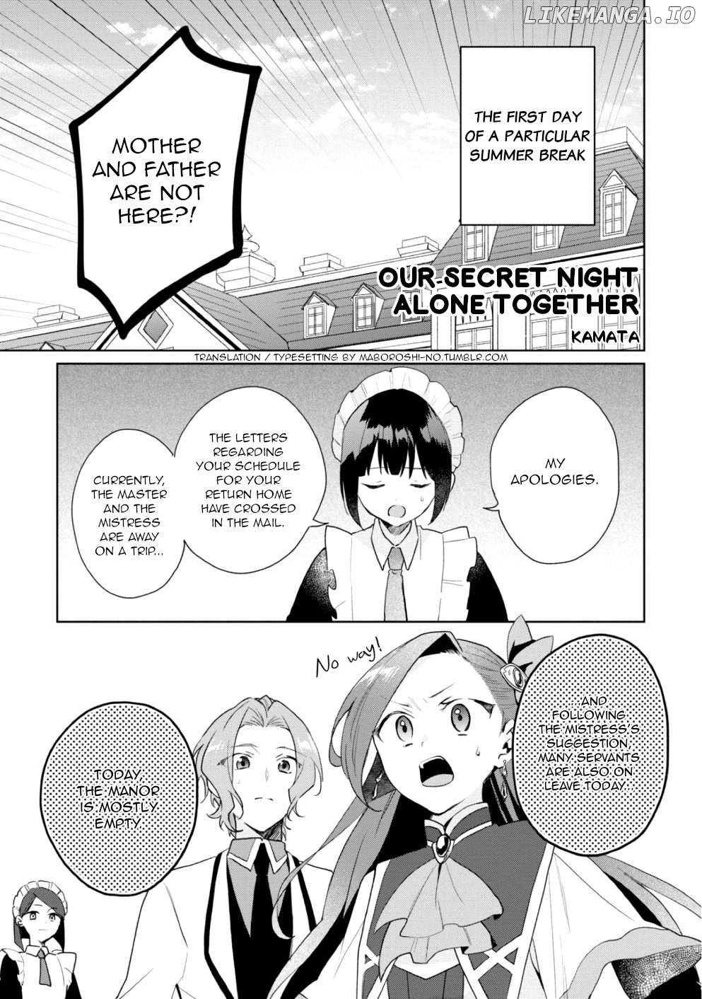 My Next Life as a Villainess: All Routes lead to Doom! Official anthology comic – Sweet Memories ~ chapter 1 - page 1