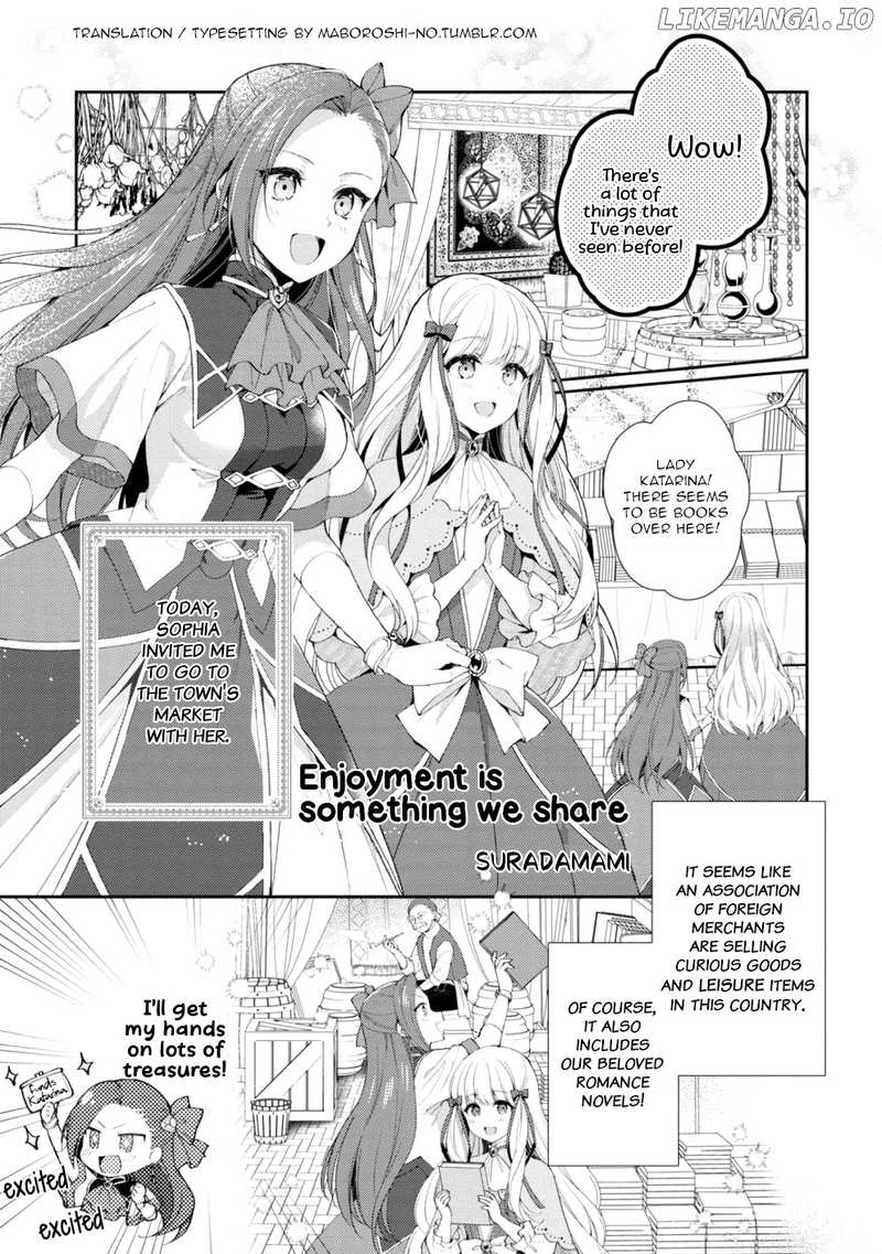 My Next Life as a Villainess: All Routes lead to Doom! Official anthology comic – Sweet Memories ~ chapter 5 - page 1