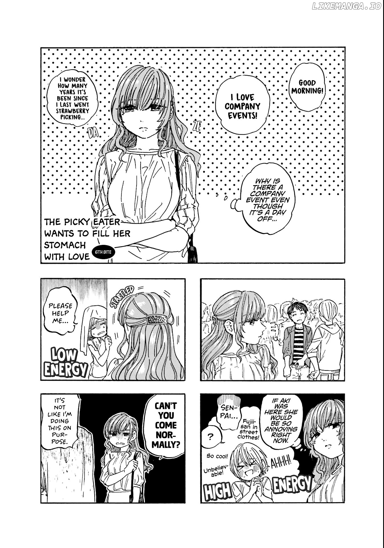 Henshoku Joshi Wa Koi De Onaka Wo Mitashitai chapter 6 - page 1