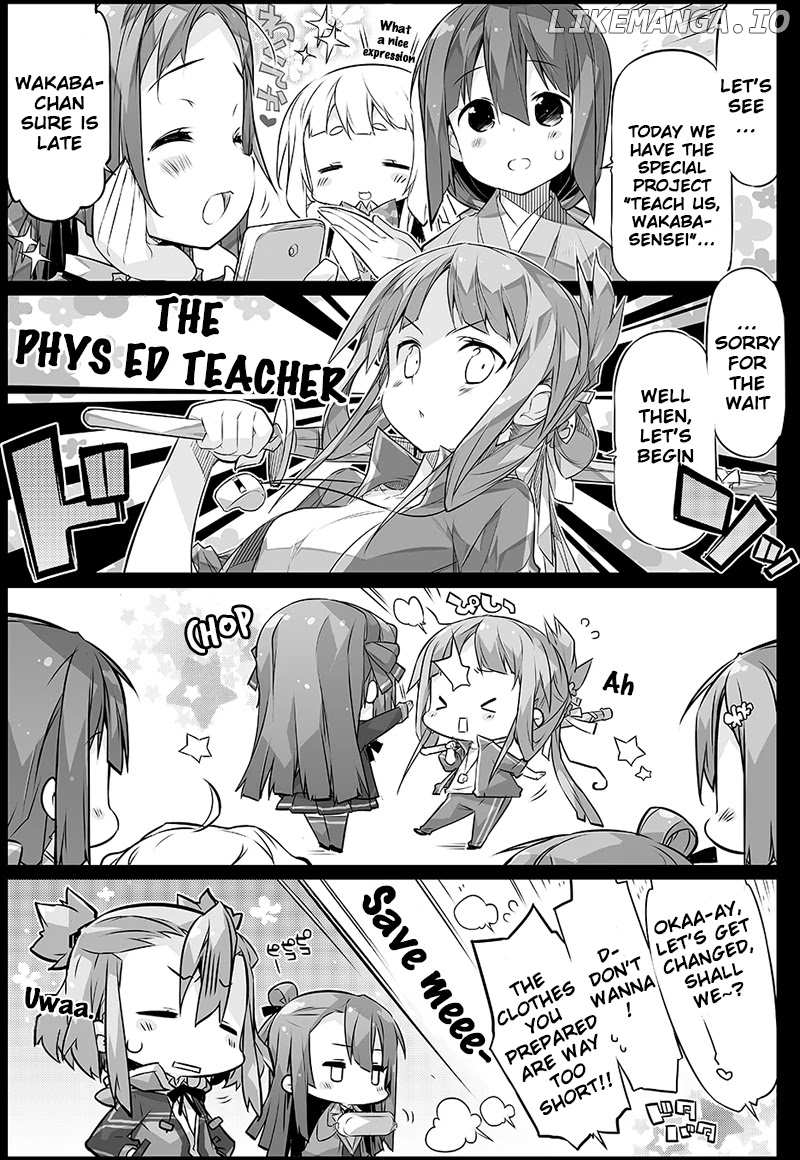 Nogi Wakaba Wa Yuusha De Aru 4-Koma chapter 14 - page 1