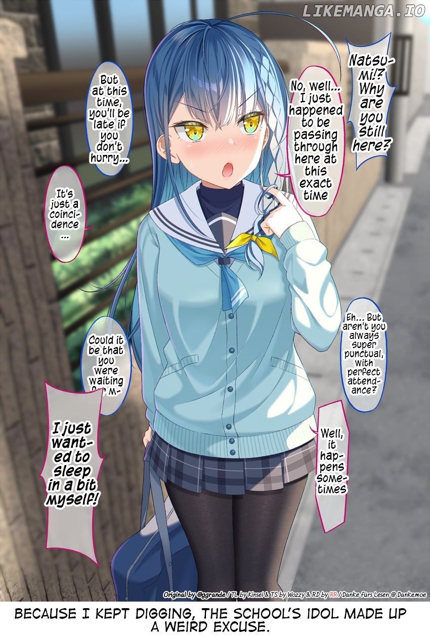 The Crybaby I Played With Long Ago Has Become The School's Cool Idol chapter 24 - page 1