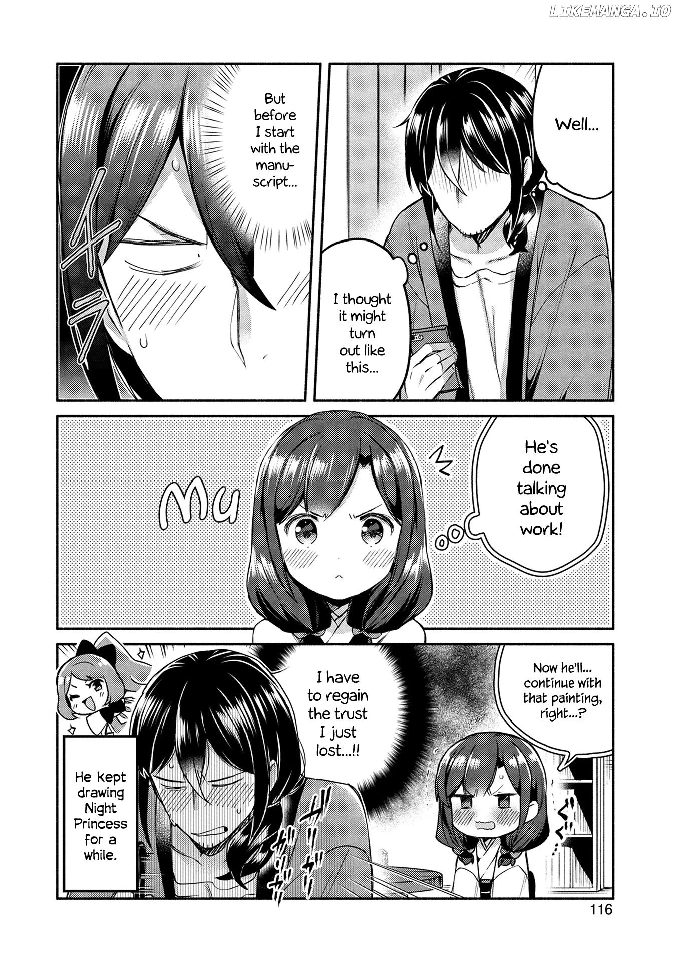 Mangaka-sensei to Zashiki Warashi chapter 6 - page 16