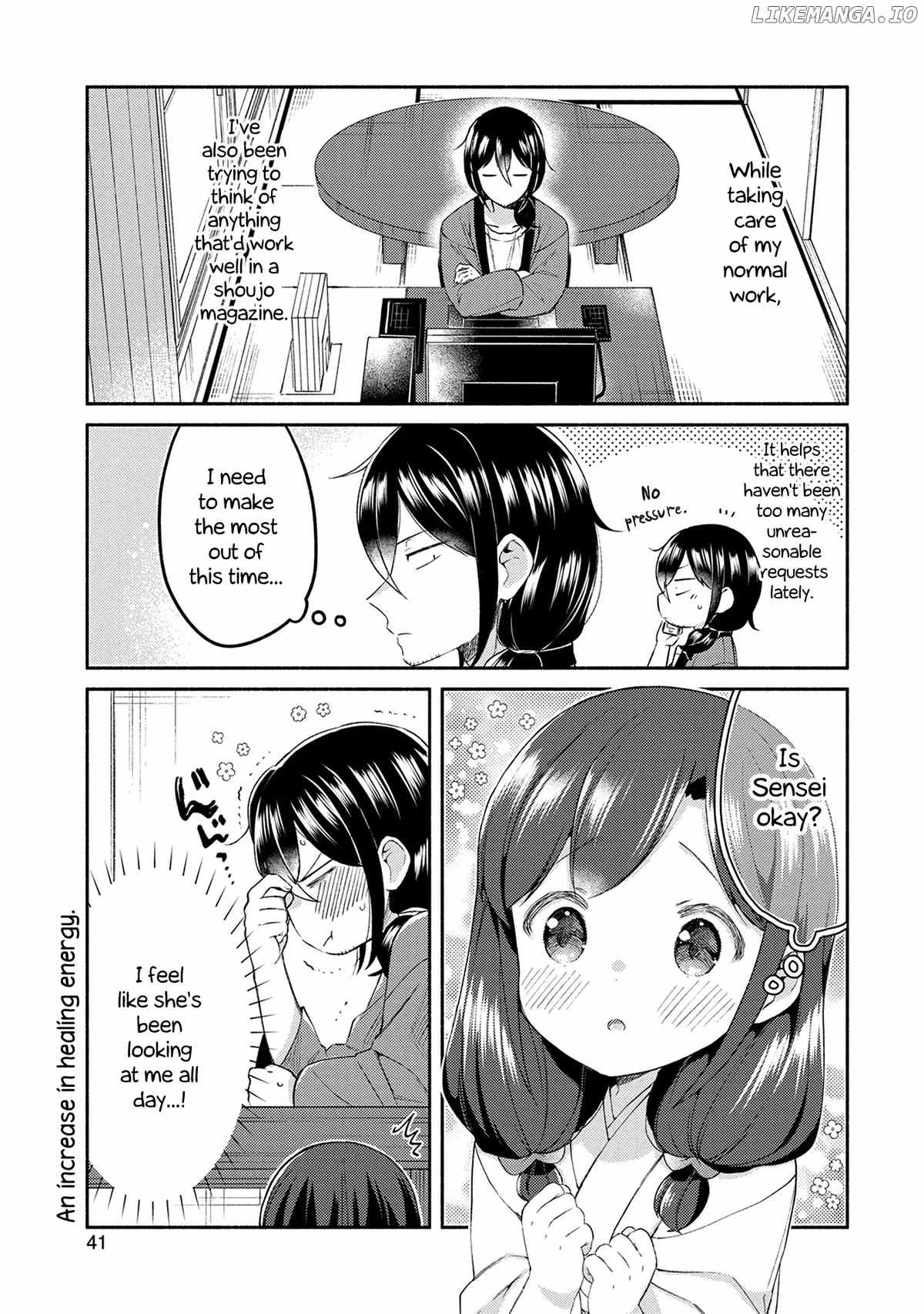 Mangaka-sensei to Zashiki Warashi chapter 18 - page 3