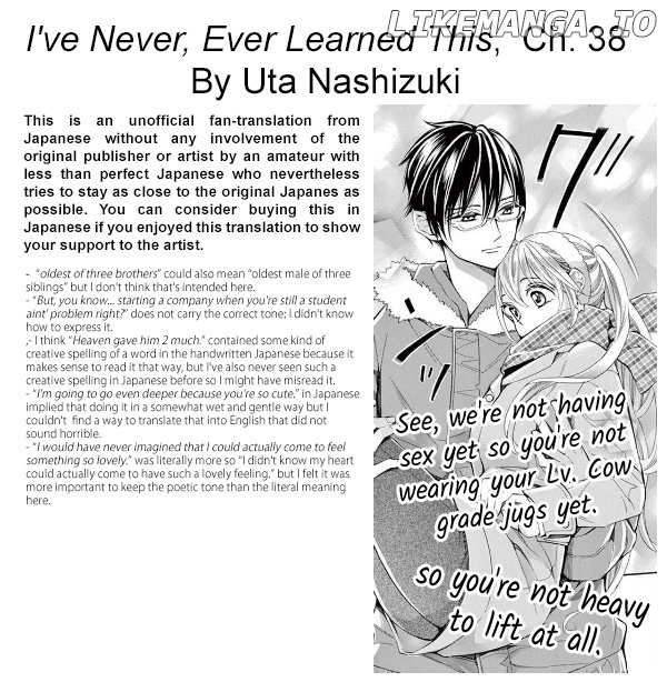 I've Never, Ever Learned This chapter 38 - page 41