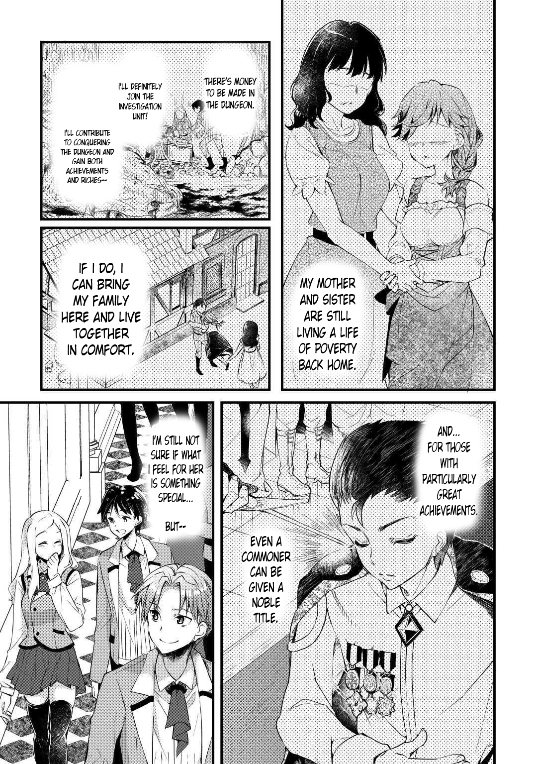 Ochikobore “1” Mahou Tsukai Wa, Kyou Mo Muishiki Ni Cheat Wo Tsukau chapter 1 - page 14