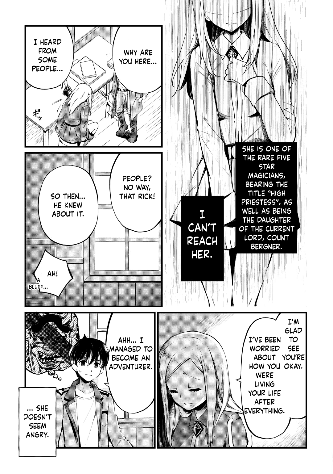 Ochikobore “1” Mahou Tsukai Wa, Kyou Mo Muishiki Ni Cheat Wo Tsukau chapter 9 - page 4