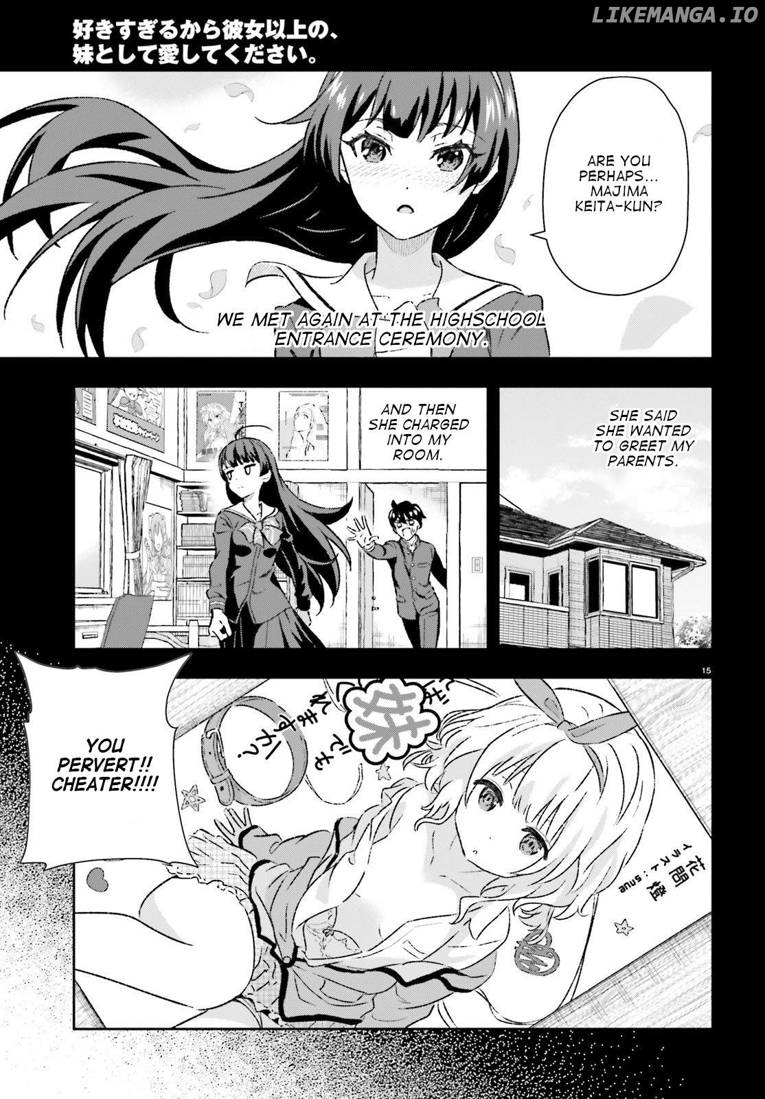 Suki Sugiru Kara Kanojo Ijou no, Imouto Toshite Aishite Kudasai chapter 3 - page 15