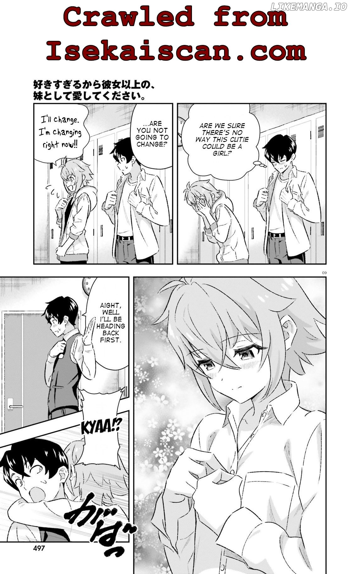 Suki Sugiru Kara Kanojo Ijou no, Imouto Toshite Aishite Kudasai chapter 4 - page 9