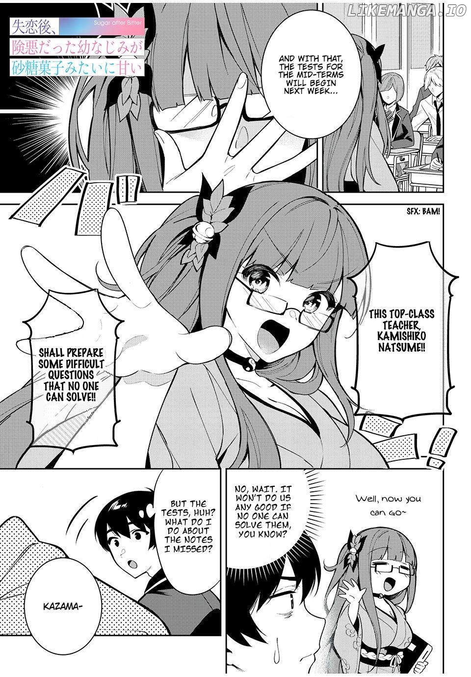 After a heartbreak, My Bitter Childhood Friend Is Now Sweet Like Sugar chapter 4.1 - page 3