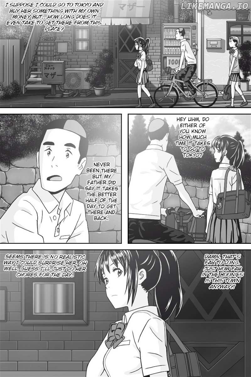 Kimi no Na wa - Thoughts & Dreams (Doujinshi) chapter 9 - page 23