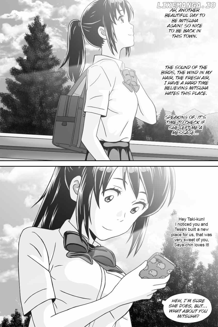 Kimi no Na wa - Thoughts & Dreams (Doujinshi) chapter 9 - page 6